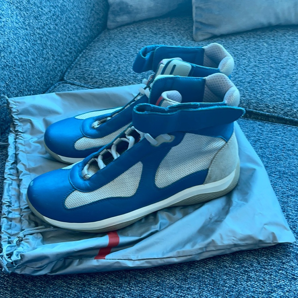 Prada American Cup Hightop Sneaker